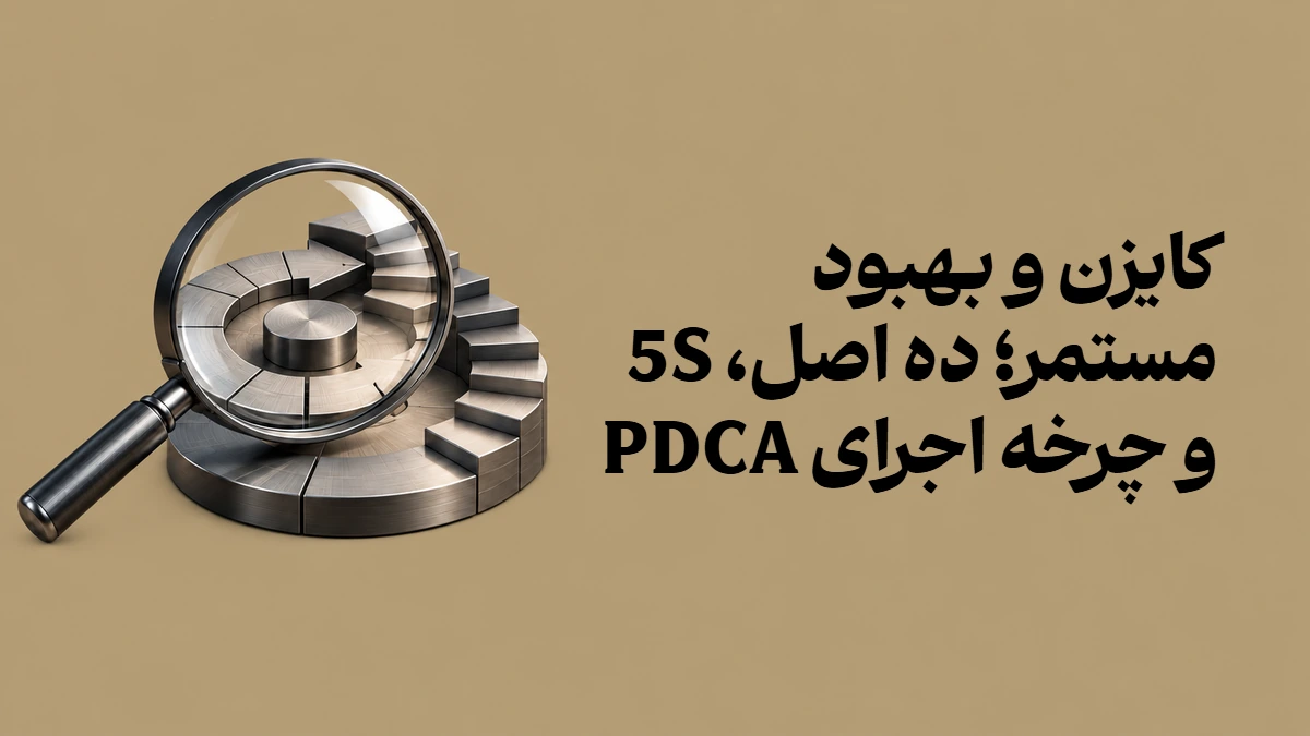 کایزن و بهبود مستمر؛ ده اصل، 5S و چرخه اجرای PDCA